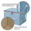 Bac de rangement en tissu Latitude Run®-600641472
