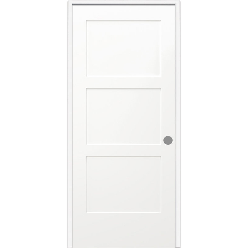 Porte standard pré-montée Birkdale, 24 po x 80 po, Côté droit
