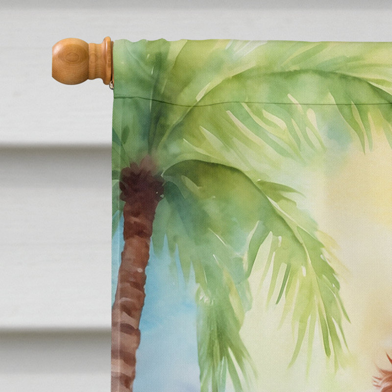 Double Sided 40'' H x 28'' W Polyester Animal House Flag