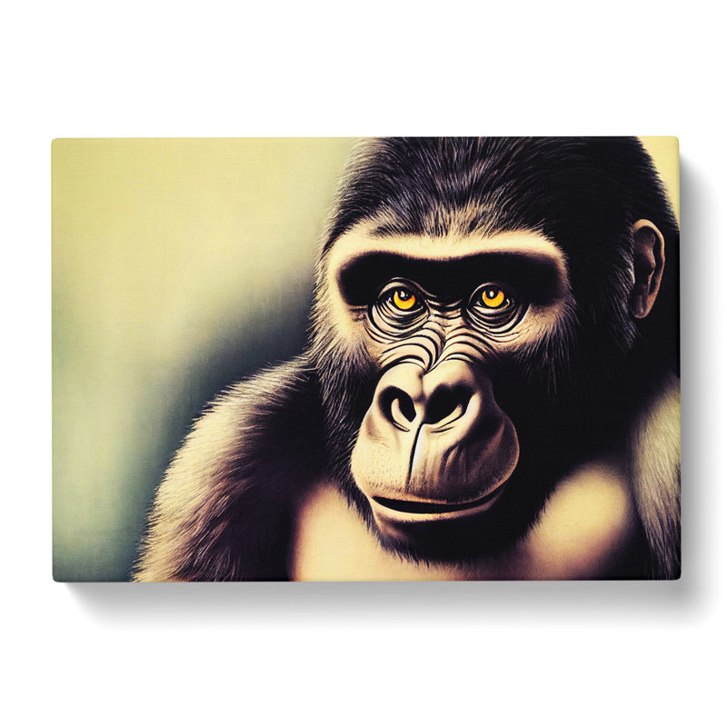 Great Gorilla - Wrapped Canvas, 40cm H x 60cm W x 3cm D