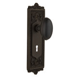 Egg & Dart Plate with Decorative Keyhole and Homestead Door Knob