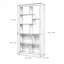 Bibliothèque ouverte en bois à combinaison gratuite, rangement pour plusieurs espaces, assemblage facile avec sangles anti-basculement, organisateur classé pour la maison