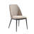 Burford Modern Curved Back Almond Upholstered Dining Chair - Set Of 2