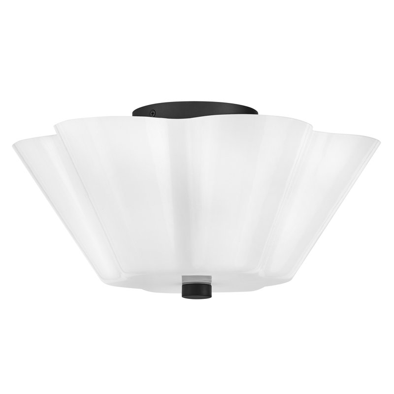 Aubrielle Medium Semi-Flush Mount, Noir