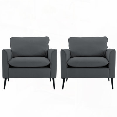 Fauteuil d'appoint en similicuir, fauteuil Clue