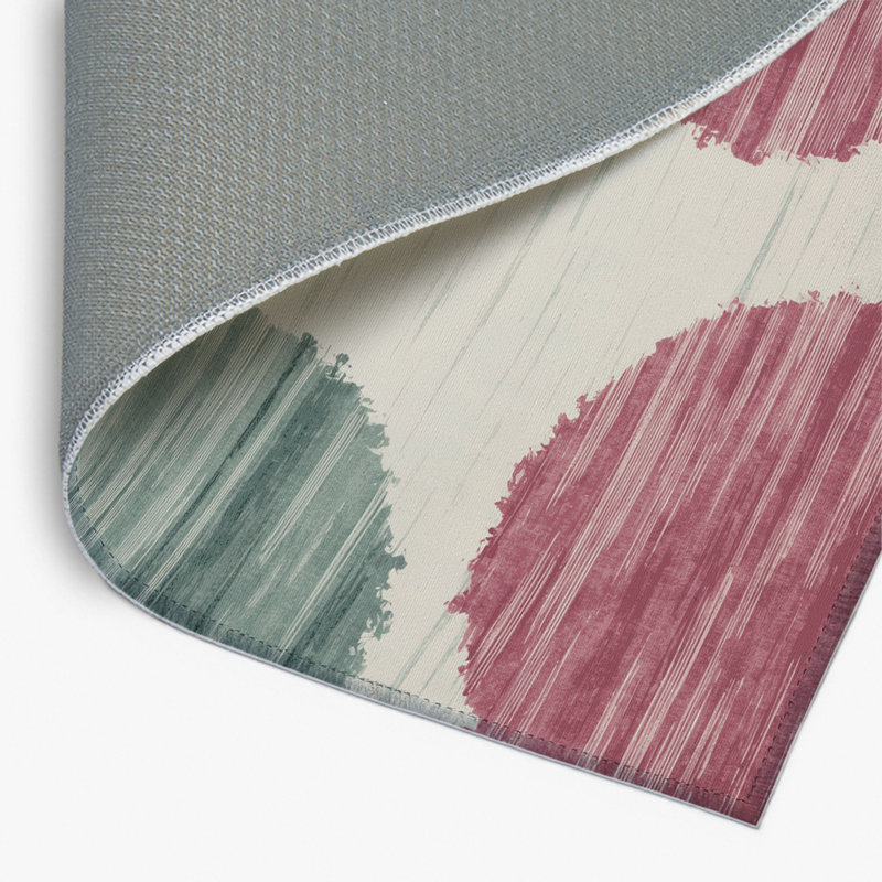 Watercolor Gray Indoor and Outdoor Area Rug, Rectangle 2' x 3'