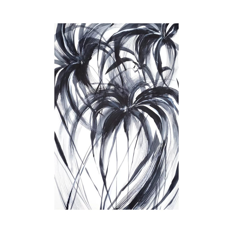Palms by Lesia Binkin - Wrapped Canvas Painting, 66.04 cm H x 45.72 cm W x 3.175 cm D
