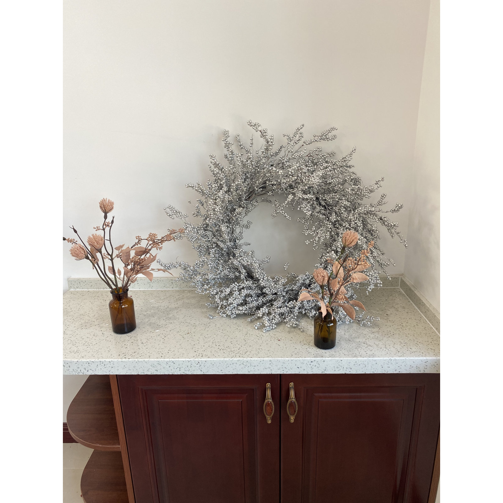 26" Handcrafted Berry Christmas Wreath