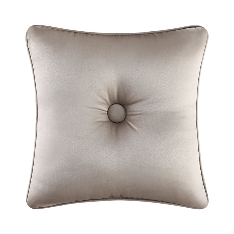Coussin décoratif carré 16 po Astoria, Sable