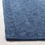 Tapis bleu marine en laine / coton touffeté à la main Pimentel-2122788973