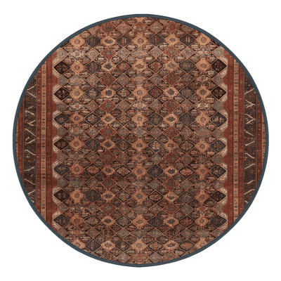 Machine Washable Persian Brown Area Rug