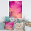 «Pink and Gold Ink Clouds», reproduction d'art sur toile abstraite-67232226-67232216