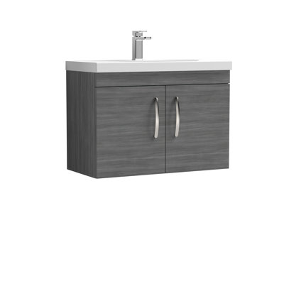 Athena 810mm Bathroom Vanity with Integrated Vitreous China Basin