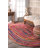 Handmade Braided Bohemian Cotton Multicolor Area Rug-2054787270