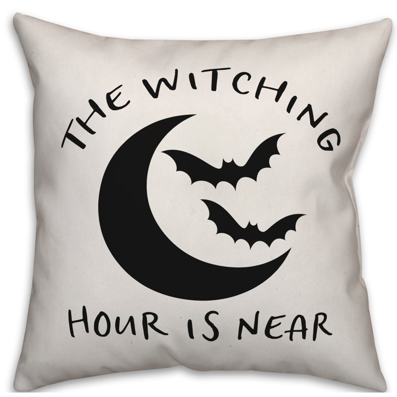  Coussin The Witching Hour is Near, Utilisation intérieure seulement, 18 po x 18 po