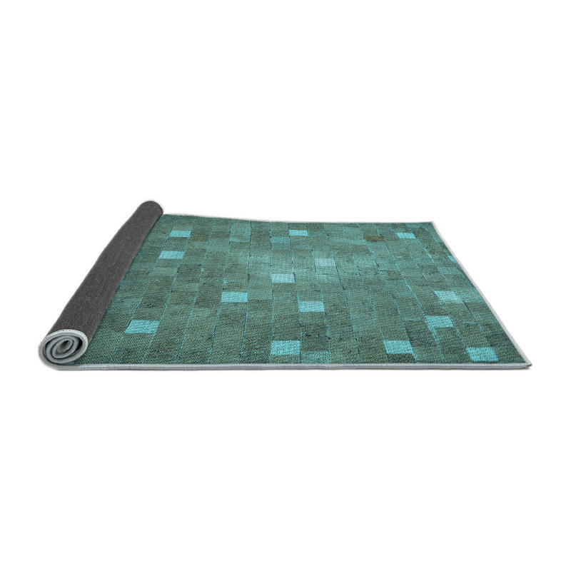 Performance Wool Geometric Indoor Rug, Square 4'