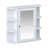 Bathroom Wall Storage Cabinet With Mirror, Adjustable Shelves, And Open Compartments,  For Organized And Stylish Bathrooms-1454131207