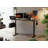 Electric Height Adjustable Standing Desk with Hooks-1887789156-1887789153