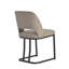 Ensemble de 2 chaises d'appoint rembourrées modernes en similicuir avec cadre en métal pour la cuisine et la salle à manger, ensemble de 2-1949216800