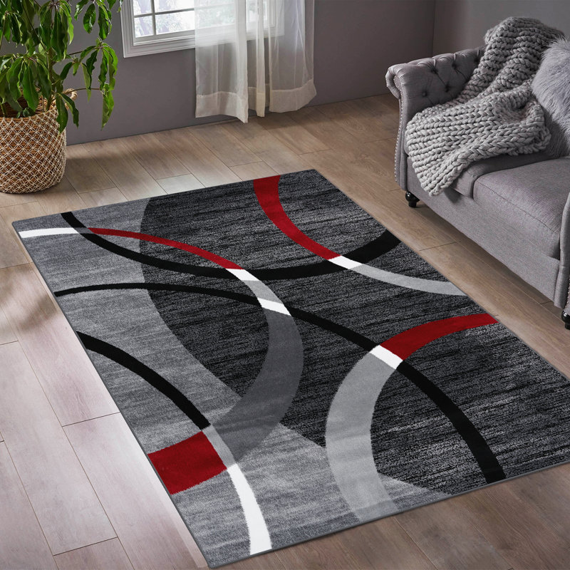 Cobbett Abstract Indoor Rug, Rectangle 9' x 12'6''