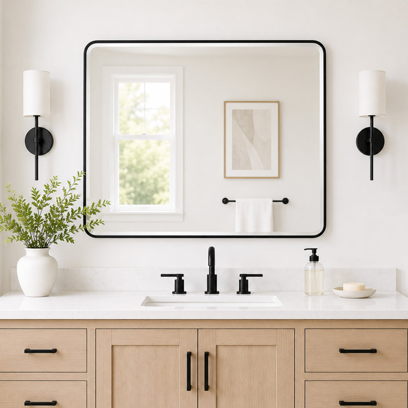 Miroir de salle de bain Arloine, 30 po x 40 po
