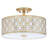 Chalea Fabric Semi Flush Mount-2021540632
