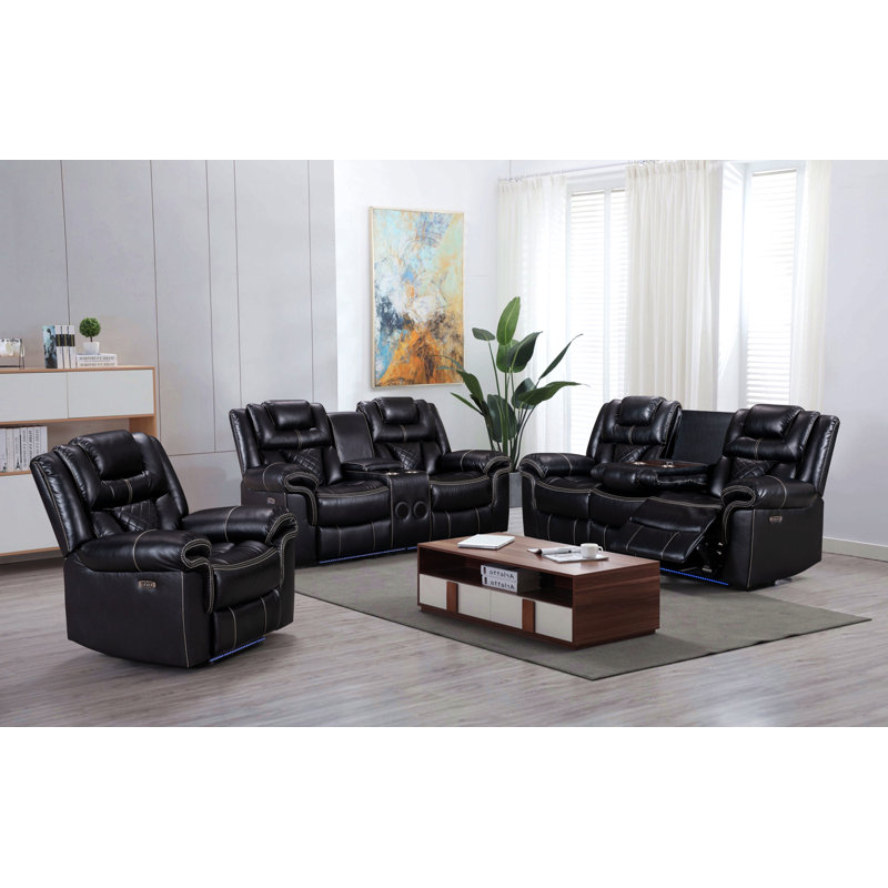 Fauteuil inclinable noir Power