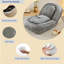 Chaise longue multifonctionnelle, canapé paresseux, conception peu encombrante, lit pliant pour animaux de compagnie avec 5 positions réglables, pour la chambre à coucher, le salon-1374123408