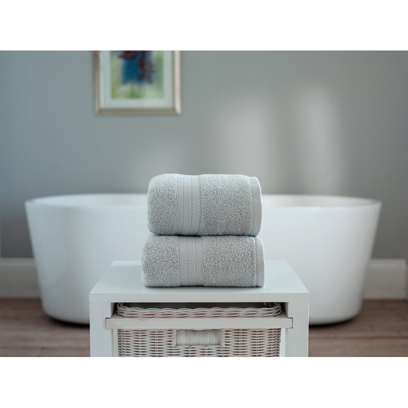 Midweight Bath Sheet, Light Grey