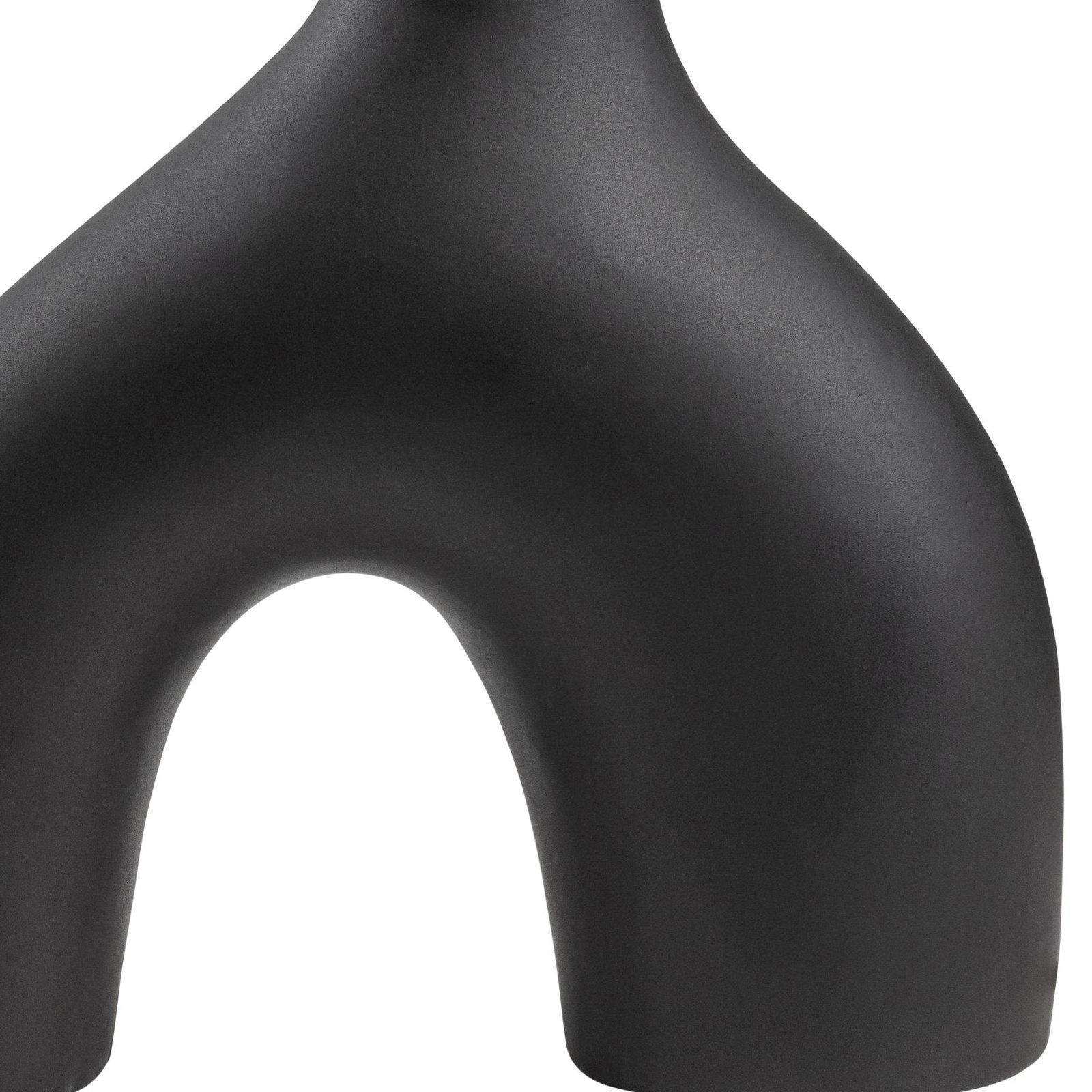 Arlis Ceramic Table Lamp, Black