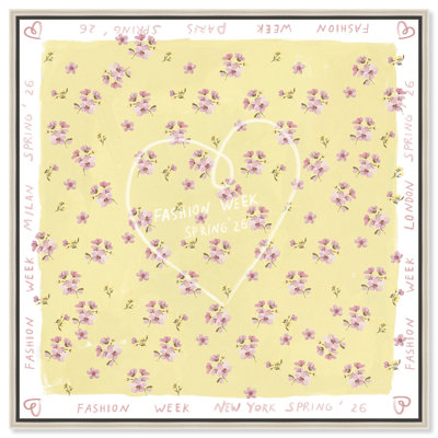 Butter Spring Fashion Print by Oliver Gal