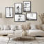 Cadre photo - Ensemble de 5 - Cadre photo avec plexiglas poli pour table et mur-101476107-101476088