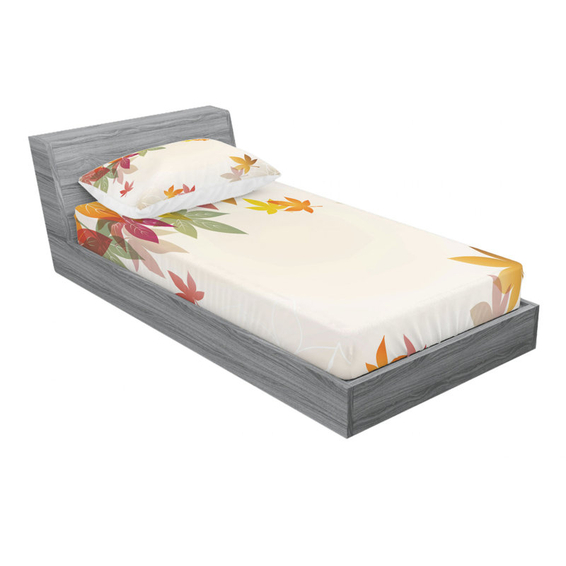 Microfiber Sheet Set, Twin Sheet Set with Fitted Sheet
