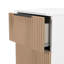 37cm W Manufactured Wood Bedside Table