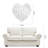 Tesselation Heart-Shaped Wall Mirror