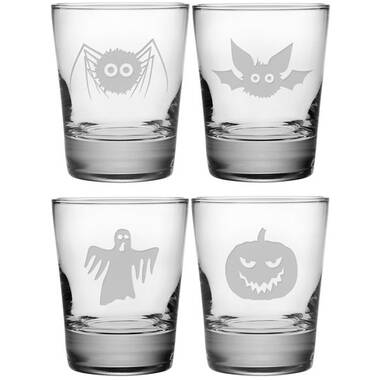 Halloween Can 4-Piece Glassware Set