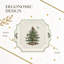 Spode Christmas Tree Square Handled Platter 12.5"