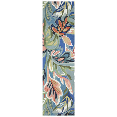 Afaf Performance Hand Tufted Floral Indoor / Outdoor Rug