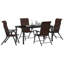 4 - Person Patio Dining Set with-1864125168-1864125171