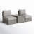Fully Assembled 2-Piece Wicker Outdoor Seating Set With Cushions-551959944