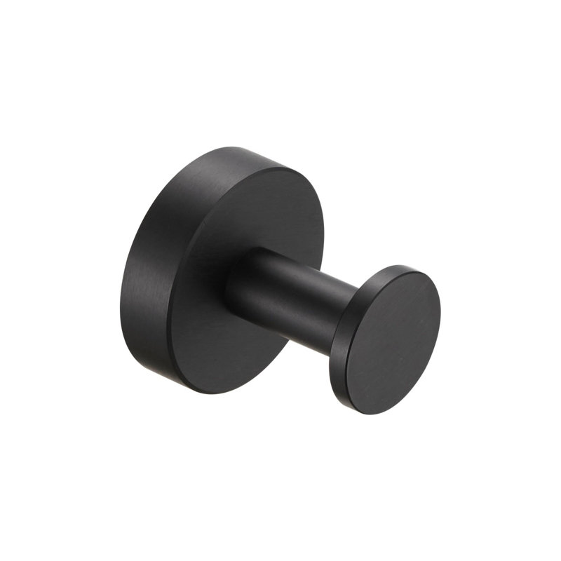 Sturdy and Durable Wall Mounted Bathroom Towel Hooks, Black