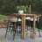 Croquet Teak Bar Table - Natural Teak-38582011