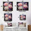 Art asiatique pivoines en rose II - art mural sur toile rose 2 panneaux-564880252-564880249-564880246