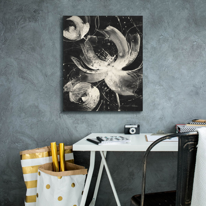 «Bold 3 Dark Vertical» par Albena Hristova, art mural sur toile, H 24 po x l 20 po x P 0,75 po