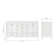 Panchuri ARIEL Cambridge 66'' Double Bathroom Vanity Base Only