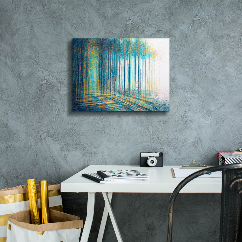 " Forest Edge At Twilight " by Marc Todd, 12" H x 16" W x 0.75" D