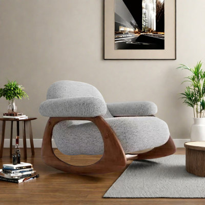 Ash wood high-end lounge chair