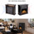 Freestanding Electric Fireplace With Remote Control.-730824458