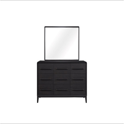 Miroir rectangulaire en bois