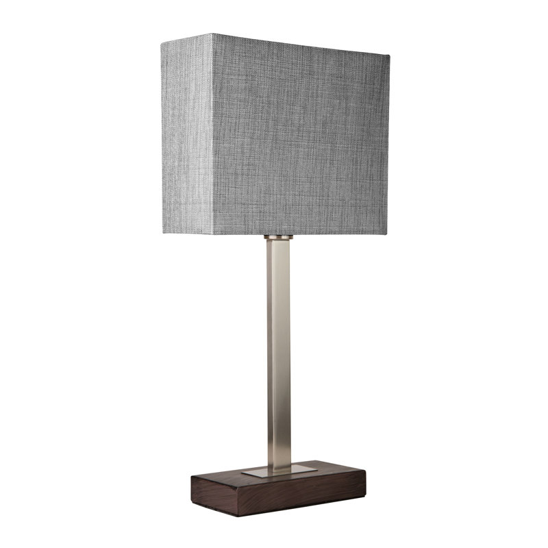 Bush Rectangle Slimline Metal Table Lamp